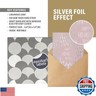 easykart labels 120 Silver Foil Holiday Cards with Kraft Envelopes – 6 Assorted Designs featuring Christmas and Holiday Theme Bulk Greeting and New Years Cards - 4.25”x5.75”