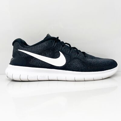 

Nike Womens Free RN 880840-001 Черные кроссовки для бега Размер 8,5, Черный, Free RN