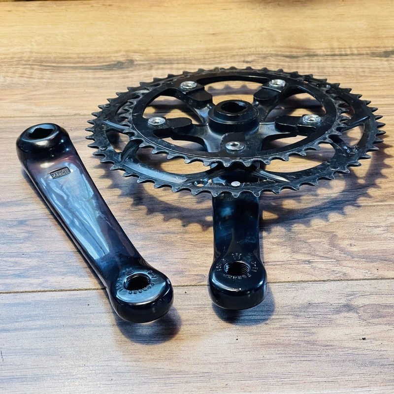 Sugino XD2 Crankset Short 160 Double 50 38 110BCD Black
