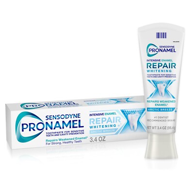 2-Sensodyne Pronamel Intensive Enamel Repair Sensitive Toothpaste Fresh 3.4oz