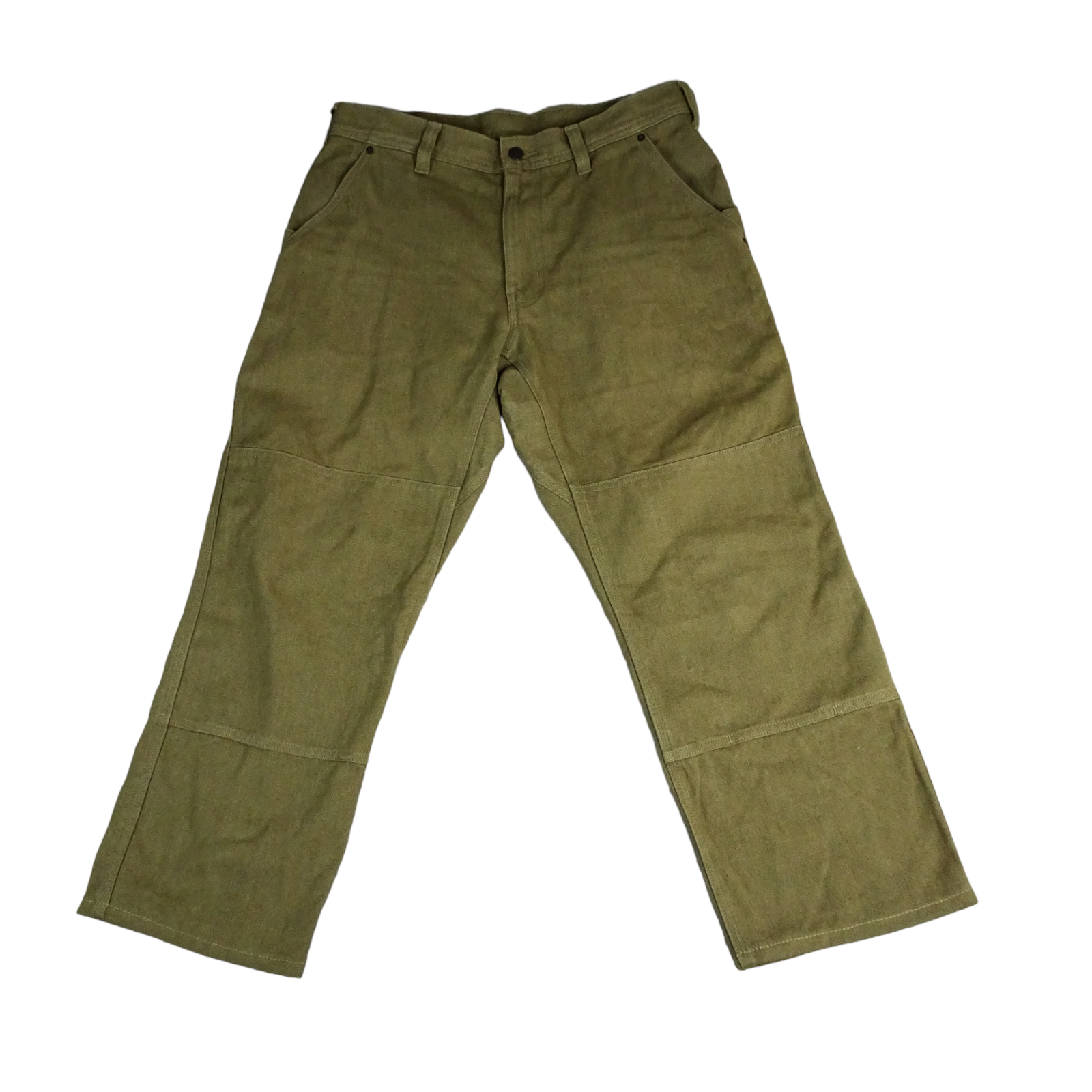 Mens 34x27 Heavy Double Knee Hemp Blend Canvas