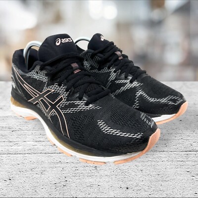 Asics womens nimbus 20 black sales