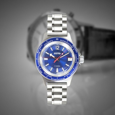 Pre-owned Vostok Amphibian Russian Diver Automatic Wristwatch - Usa Seller