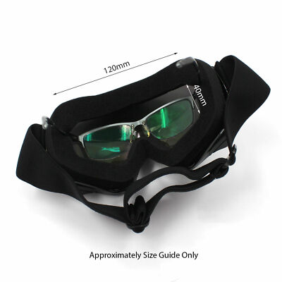 For Adult Woman Man Black Black Frame Adjustable Strap Tinted Lens Ski Goggles