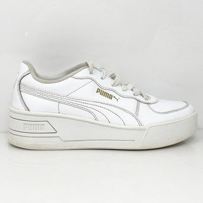 

Кроссовки Puma Womens Skye Wedge 380750-01 Белая Повседневная Обувь Размер 7.5, Белый, Skye Wedge