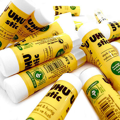 Uhu Glue Stick 8.2g All Purpose Glue - Solvent Free - Pack of 12