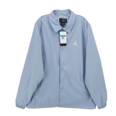 NWT Nike Air Jordan Essentials Coaches Jacket FN4541-436 Light Blue XL TALL