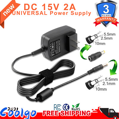 15V 2A AC/DC Adapter Charger for iHome iH8 iPod Station Switching Power Supply C