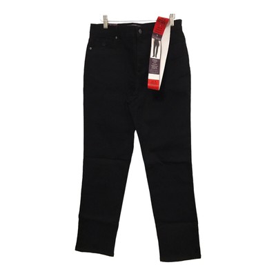 Gloria Vanderbilt Amanda Jeans Womens 8 Average Inseam Black Denim Stretch