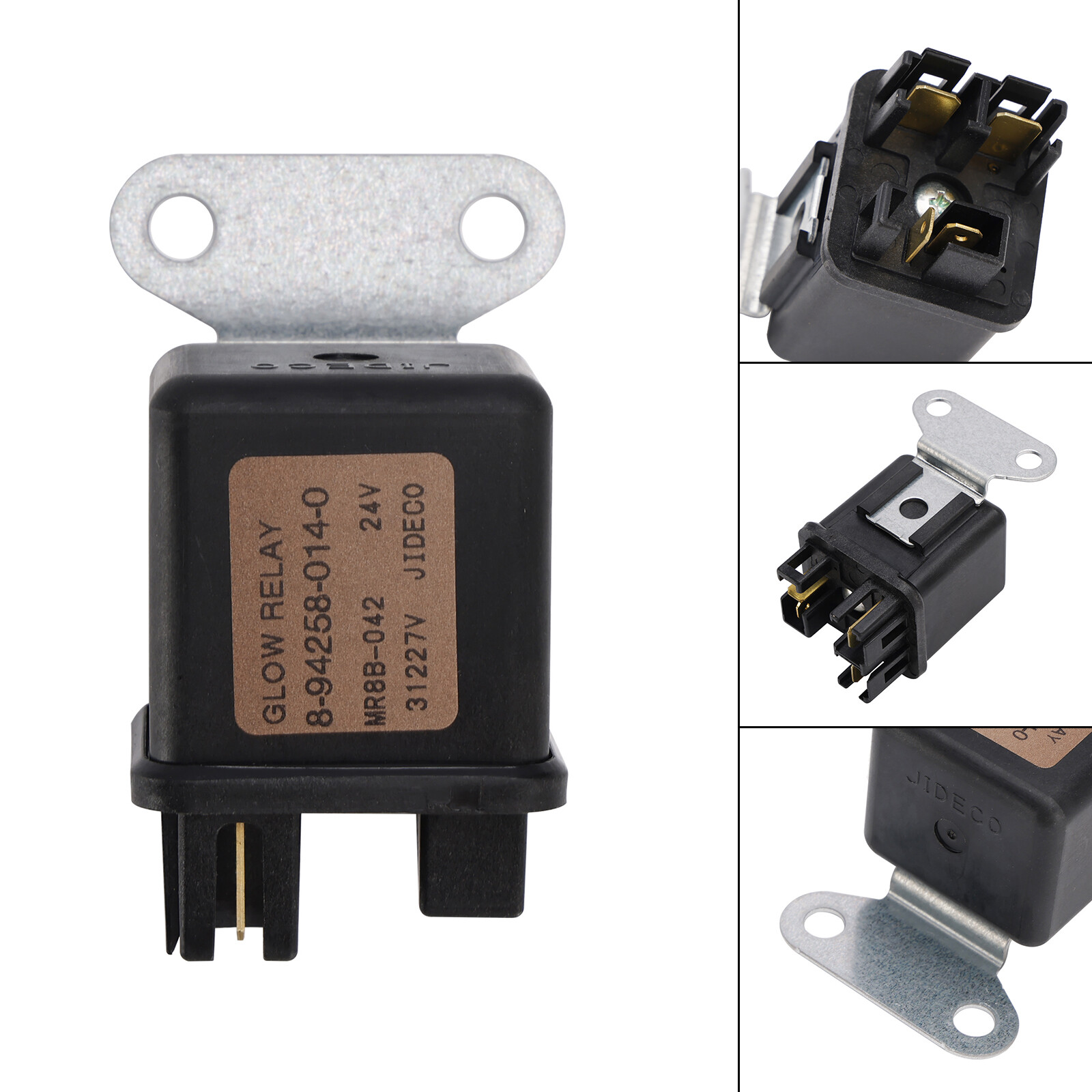 8-94258-014-0 24VDC MR8B-042 Preheating Relay 4Pins For 8-94258-014-0 24VDC MR8B-042 Preheating Relay 4Pins For