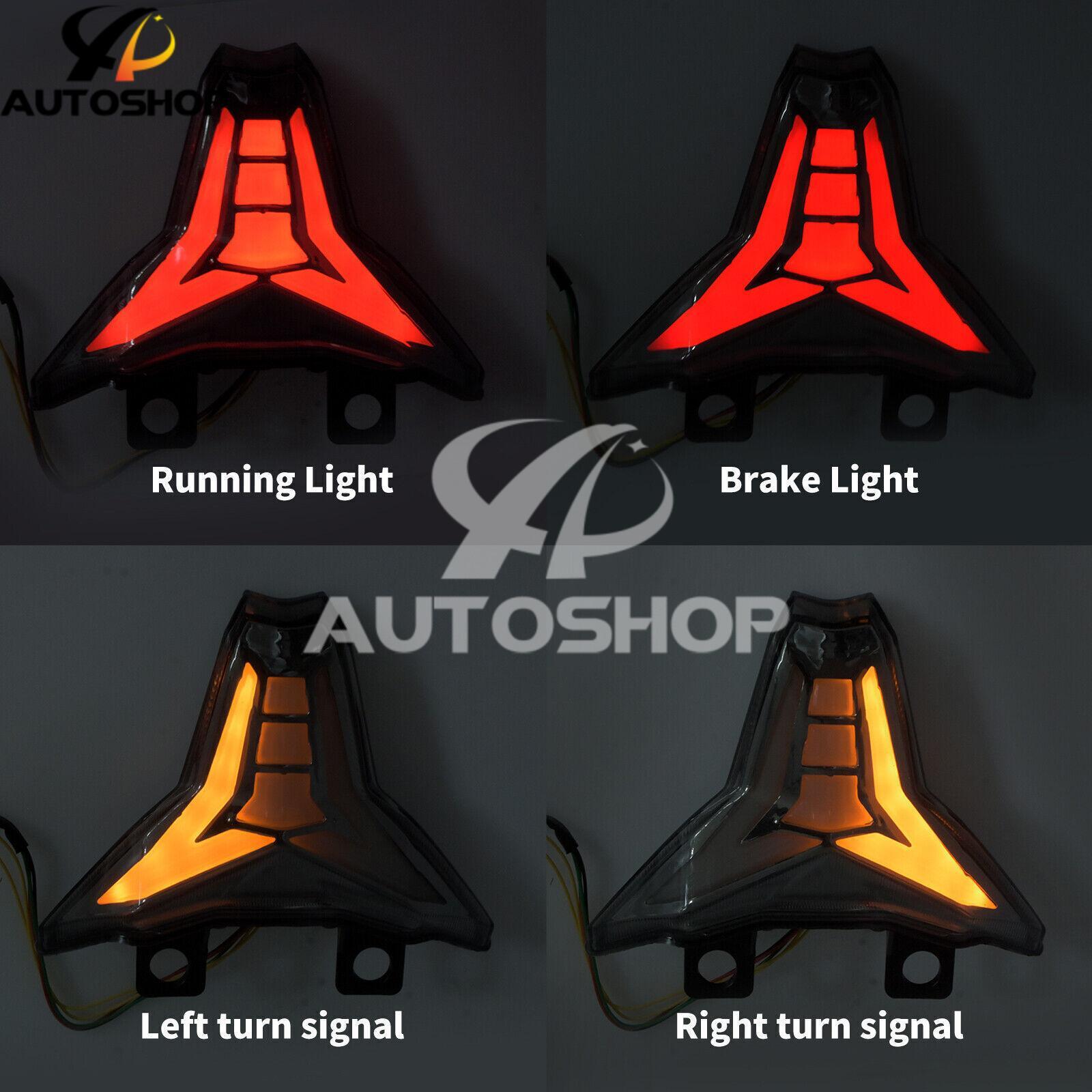 ダイビング For KAWASAKI Ninja ZX-6R ZX-10R 2019-2023 Integrated LED