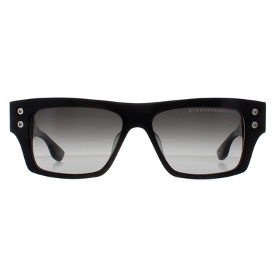 Pre-owned Dita Sunglasses Grandmaster Seven Dts407-a-03 Matt Black Iron Dark Gray Gradient
