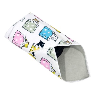 Cat Wrap For Grooming Self-Adherent Adjustable Blanket Fabric To Wrap Cat |