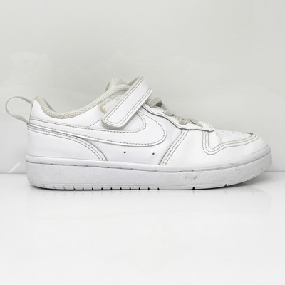 

Белые повседневные кроссовки Nike Boys Court Borough Low 2 BQ5451-100, размер 2,5 года, Белый, Court Borough Low 2