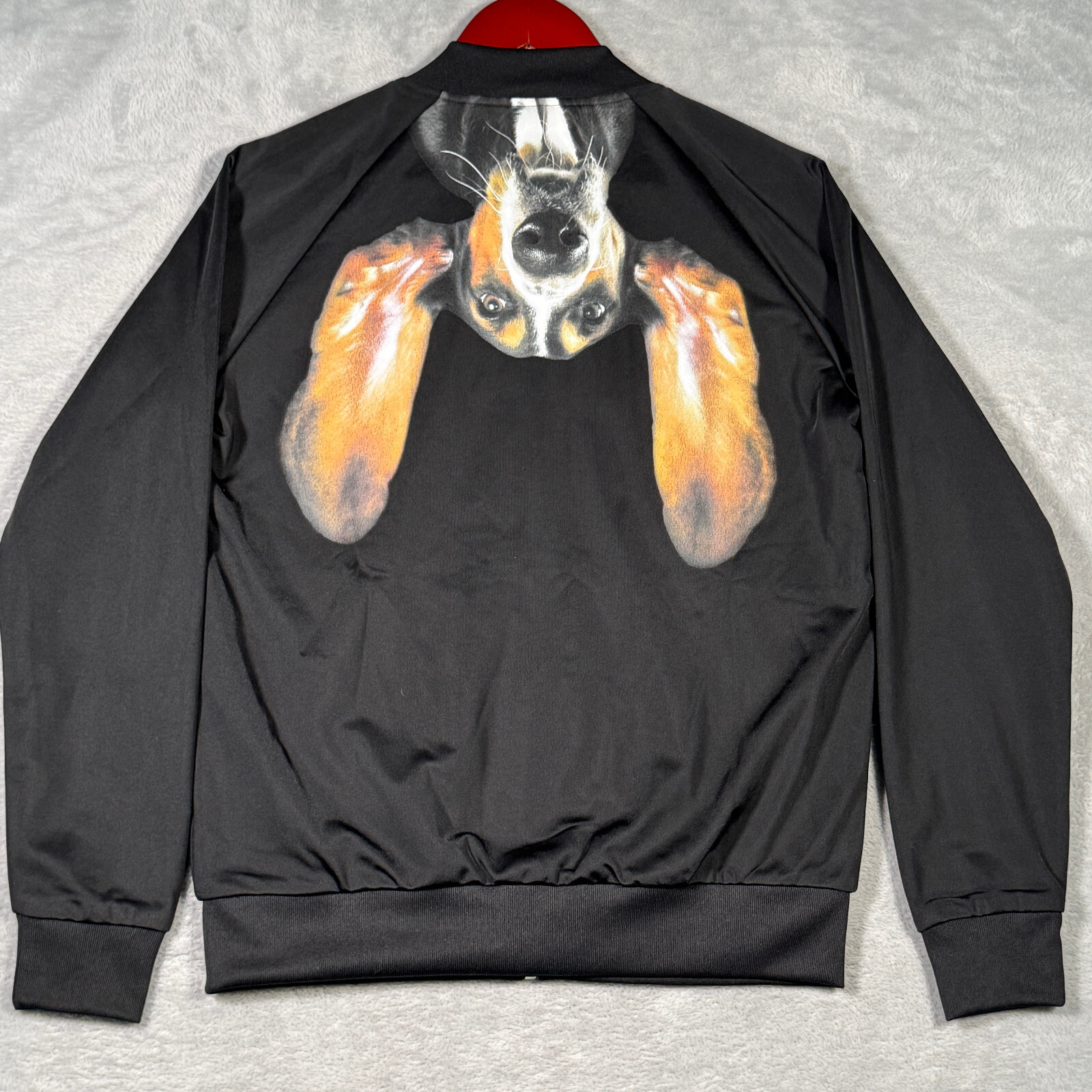 Adidas RITA ORA トラックジャケット OT 犬 ビーグル 黒 適切な価格 Adidas RITA 黒 ビーグル 犬 OT トラックジャケット