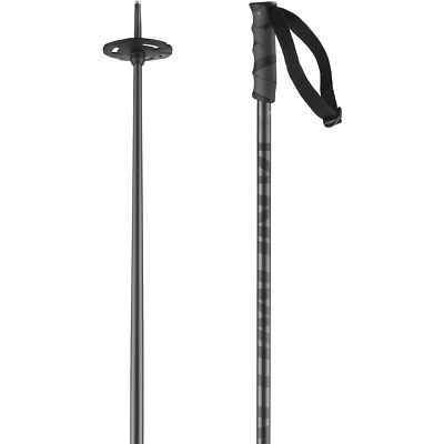 Salomon Hacker Alpine Ski Poles, Grey, 120cm MY25