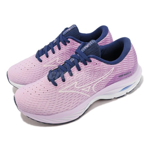 Женские беговые кроссовки Mizuno Wave Rider 26 SSW Super Wide лавандово-фиолетовые J1GD2277-73