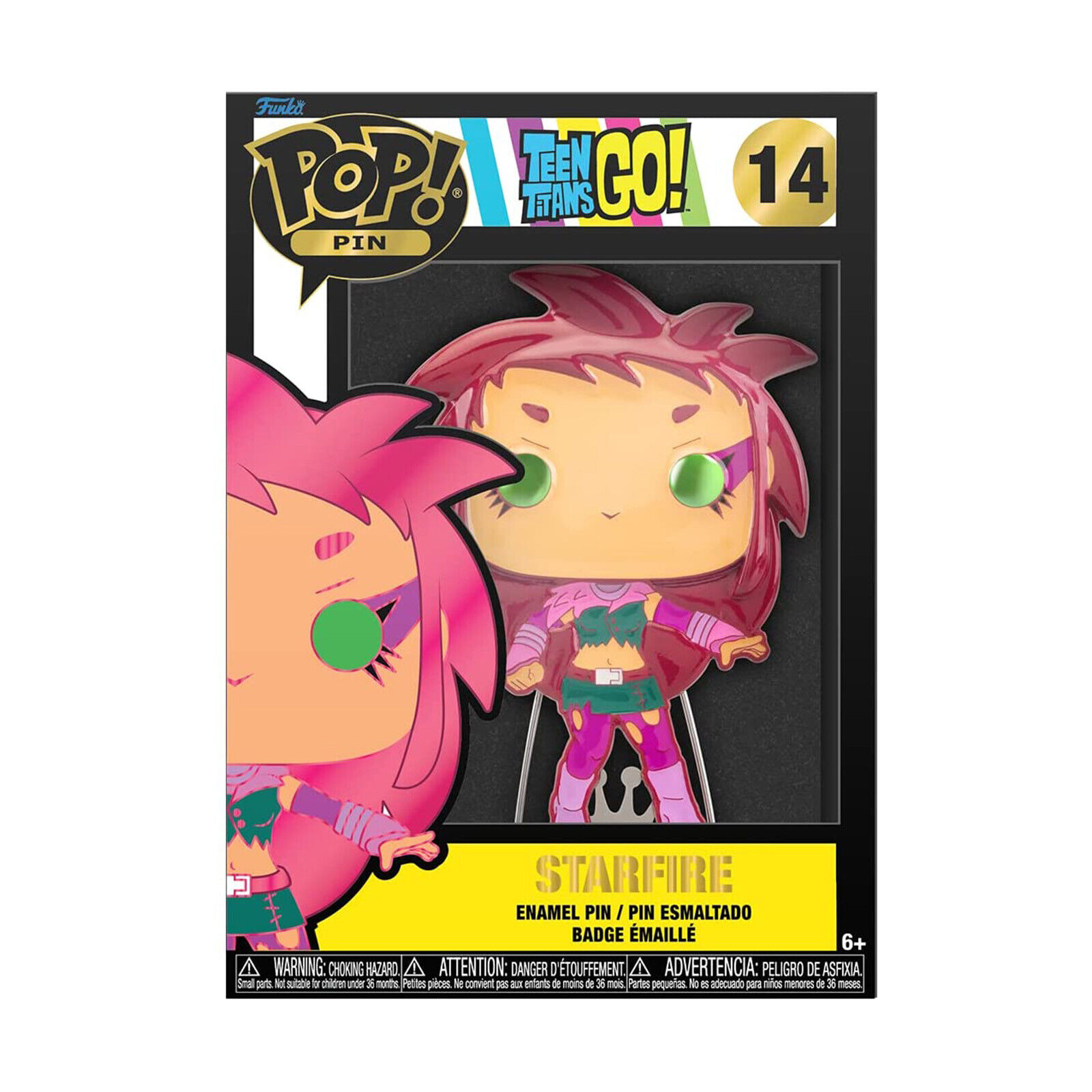 Фигурная булавка Funko Teen Titans Go POP Pin Starfire НОВАЯ В НАЛИЧИИ