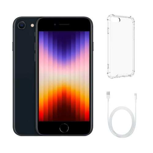 Apple iPhone SE 3rd Gen Unlocked 64GB Midnight (Good) w Apple iPhone SE 3rd Gen Unlocked 64GB Midnight (Good) w