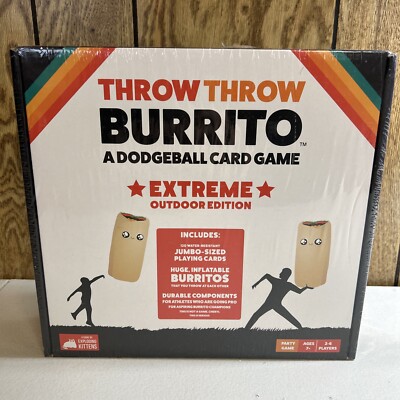 Throw Throw Burrito Game Extreme Outdoor Edition New Dodgeball Party Game