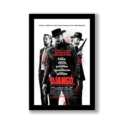 DJANGO UNCHAINED - 11x17 Framed Movie Poster by Wallspace