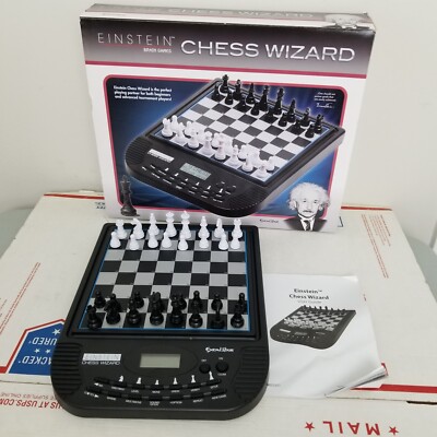 Excalibur Einstein Chess Wizard Electronic Chess Game Computer Complete 5351