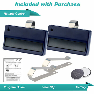 2x Garage Door Gate Remote Opener Replacement for LiftMaster 950CD 953CD 371LM