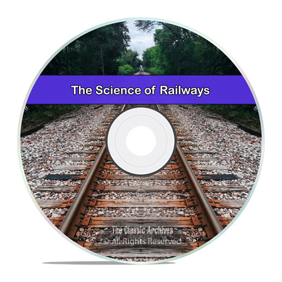 The Science of Railways, 37 Volumes, Train Railroad Service Books DVD H51