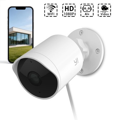 YI 1080P HD Überwachungskamera WLAN IP Kamera Outdoor AUßEN Infrarot Nachtsicht