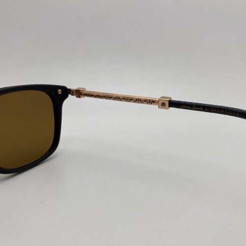Pre-owned Shamballa Karma Ii 2 Mbk Larry Sands Sunglasses Frames 49-19-140 W. Case In Gold