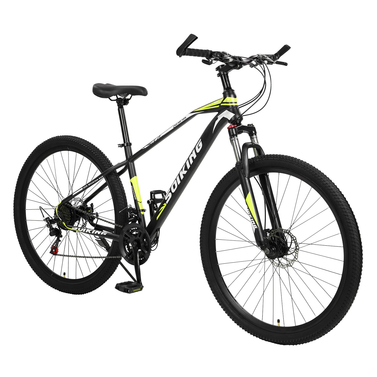 29-Inch 21-Speed High Carbon Steel For Outdoor Cycling Crossing Mountain Bike US