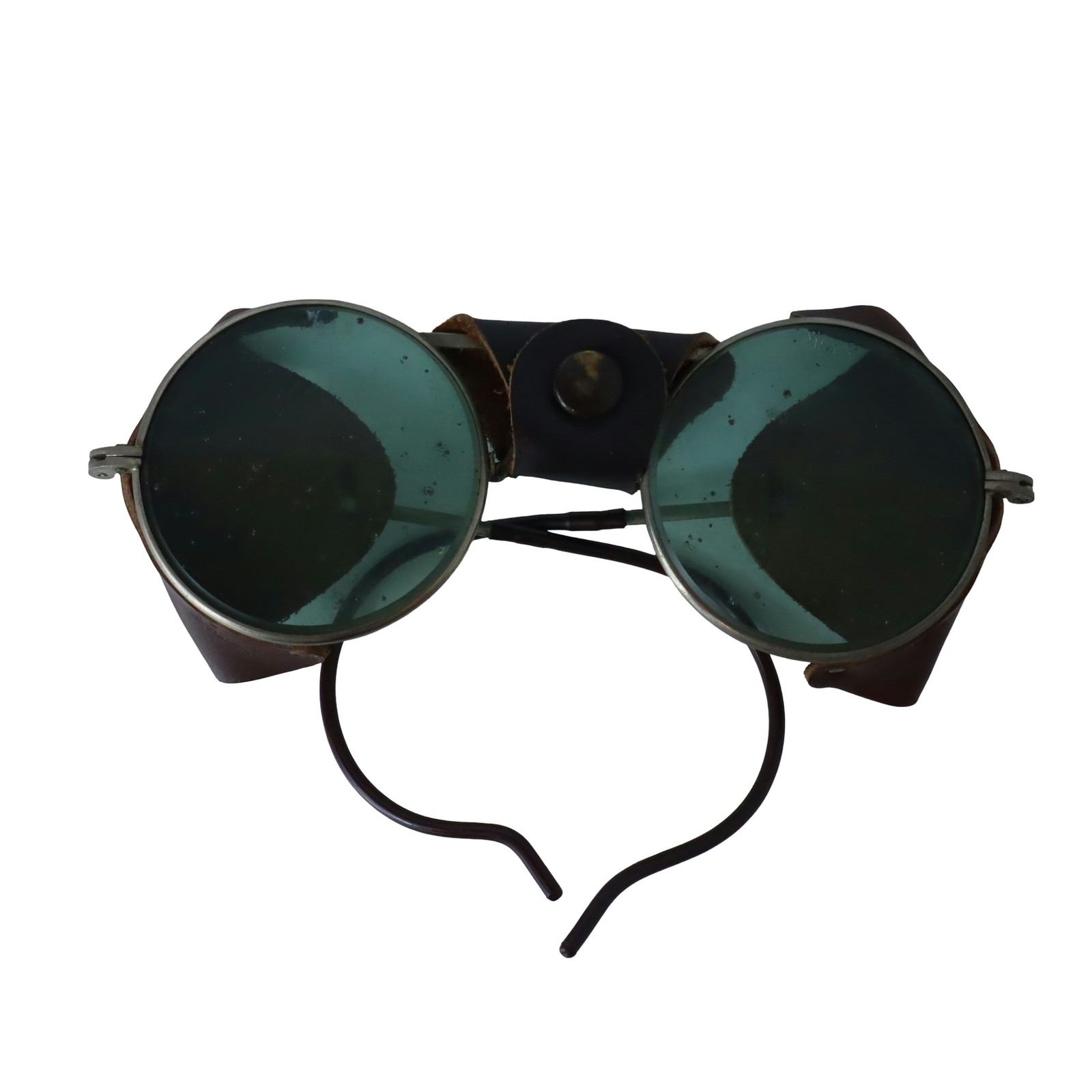 Vintage Welsh Mfg. Co Industrial Safety Glasses Steampunk Welder 1930s