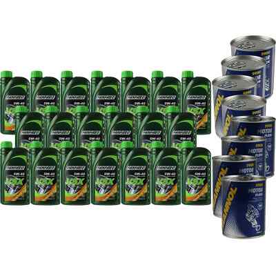 20l Engine Oil FANFARO VSX 5W-40 4xMotor Doctor+Motor Flush