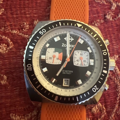 ZODIAC ゾディアック シードラゴン 腕時計 (New Battery) Amazon.co.jp: ゾディアック シードラゴン クロノグラフ メンズ