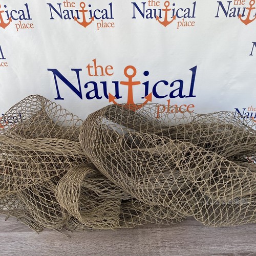 12 lb. Box of Used Fishing Net - Authentic Old Vintage Commercial Fish Netting