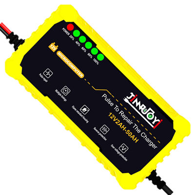 12V Auto Motorcycle Battery Charger For Lead Acid Wet Dry AGM GEL Battery 2-50AH