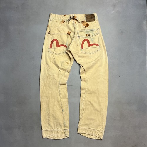 送料込み❣EVISU✨ビンテージバックルベルト✨コレクション❣ Vintage Evisu Buckleback Patina Engineer Denim Jeans