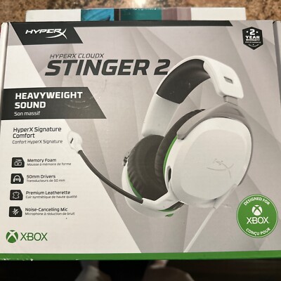 HyperX CloudX Stinger II - Wired Headset - Xbox White