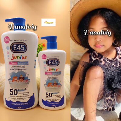 E45 Junior Teens Moisturizing Body Lotion +moisturizing Body Wash 1200ml