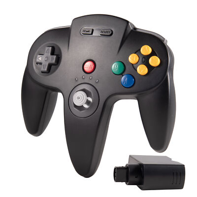 2.4G Wireless N64 Switch Controller for Nintendo N64/Switch PC Mac w/Rumble Pak