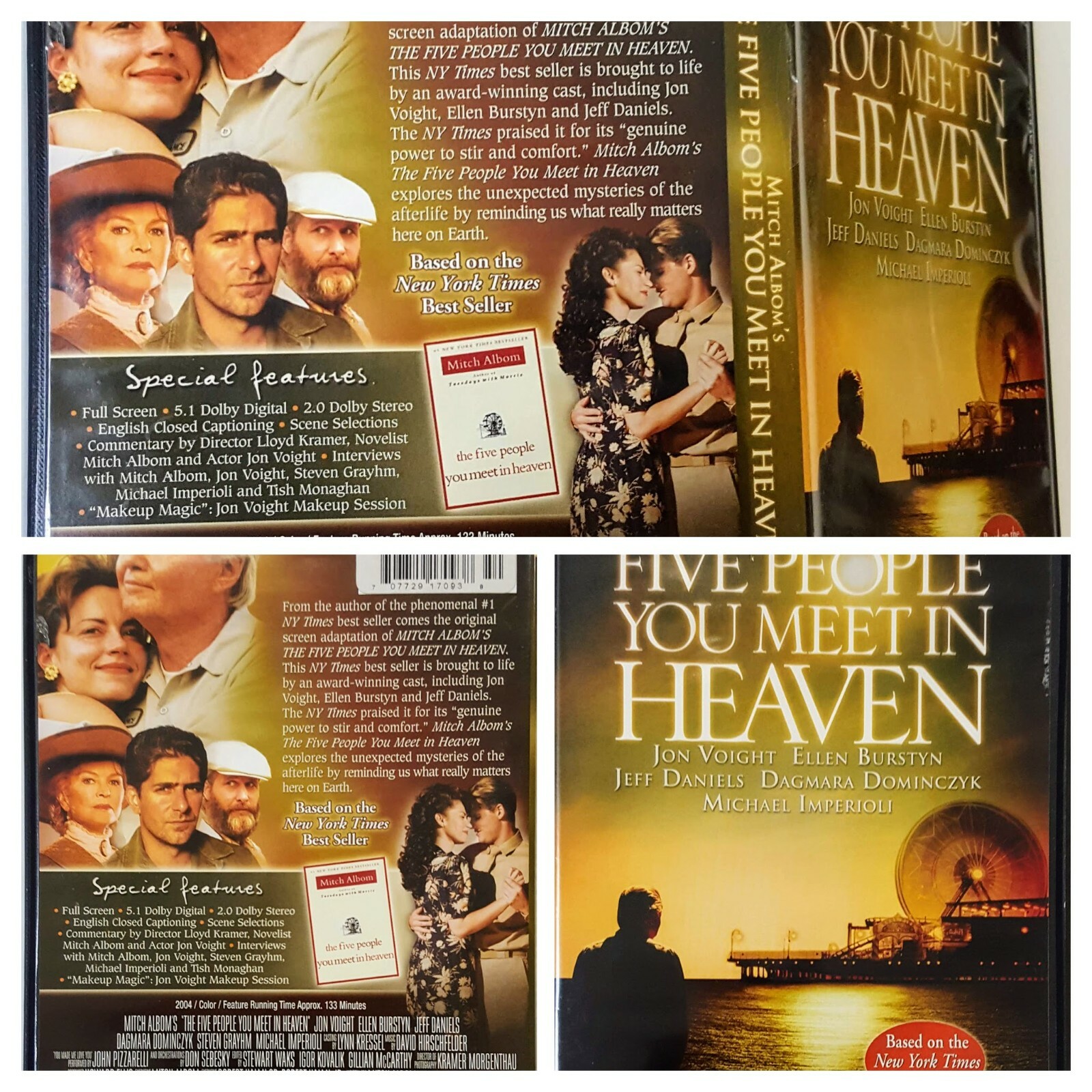 The Five People You Meet in Heaven (DVD, 2004) Full Screen, Jon Voight The Five People You Meet in Heaven (DVD, 2004) Full Screen, Jon Voight
