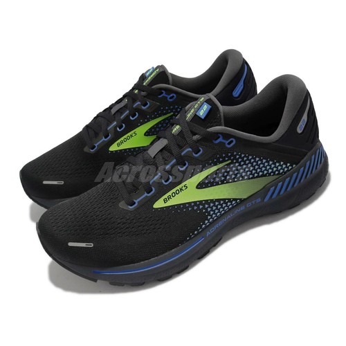 

Мужские кроссовки Brooks Adrenaline GTS 22 Black Blue Yellow 1103661D-069, Черный, Adrenaline Gts 22