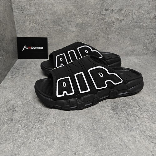 Level SS/New - Nike Air More Uptempo Slide 'Black - Grey