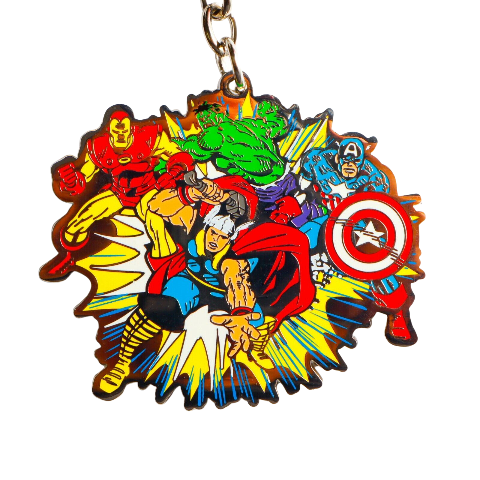 Disney Marvel Ironman Hulk Captain America Thor Avengers Assemble Key Chain Deal