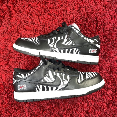 Nike SB Dunk Zebra Cake　Quartersnacks Quartersnacks x Nike SB Dunk Low “Reverse Zebra” Release