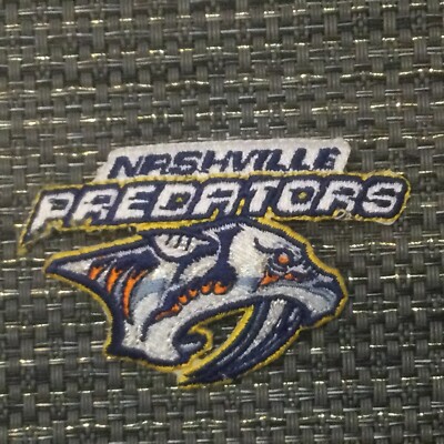 Nashville Predators  ￼Vintage Embroidered Iron On Patch Awesome  Patch 2.75  X 2