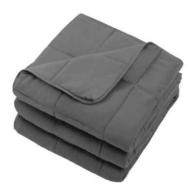 Weighted Blanket for Adults (20lbs, 48"x72" Twin Size) - Cooling and Breathab...