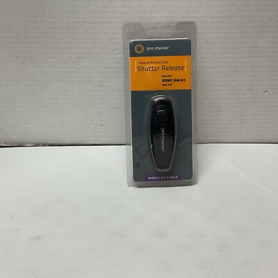 ProMaster Wired Modular Remote Shutter Release Cable Sony RM-S1  1789