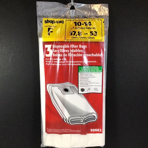 小物 Matsu Type A - Shop-Vac® 1-1.5 Gallon* Disposable Filter Bags (3