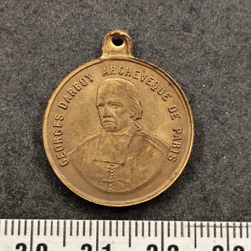 Medaille Georges Darboy Archeveque De Paris Mort Martyr Ref01248